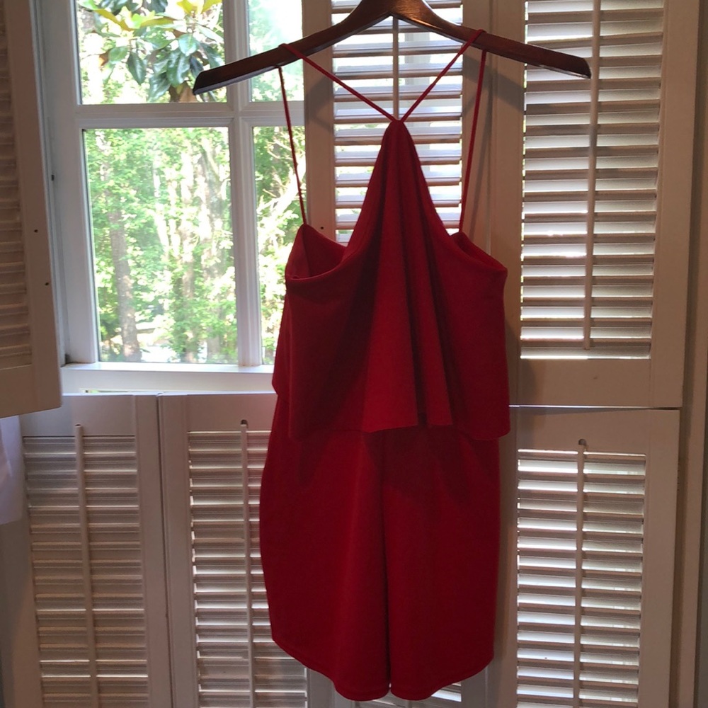 Red romper